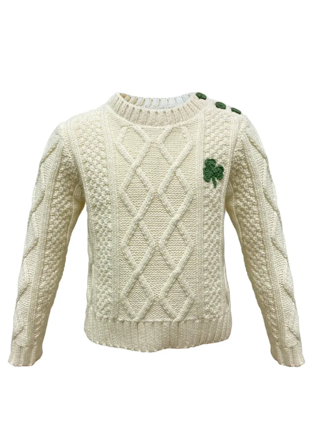 Huggalugs Shamrock Crew Neck Sweater main image 1
